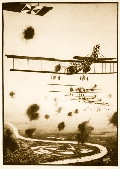 Tageslichtangriff auf London, Illustration aus 