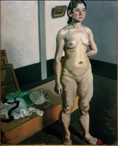 Posierendes Modell von Sōtarō Yasui