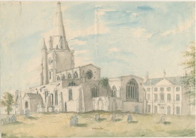 Uttoxeter Kirche (Alt) von Stebbing Shaw