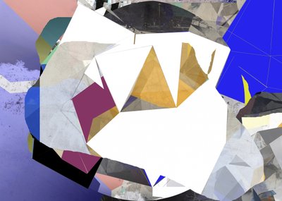 Facettierte moderne Abstraktion von Stefan Fransson
