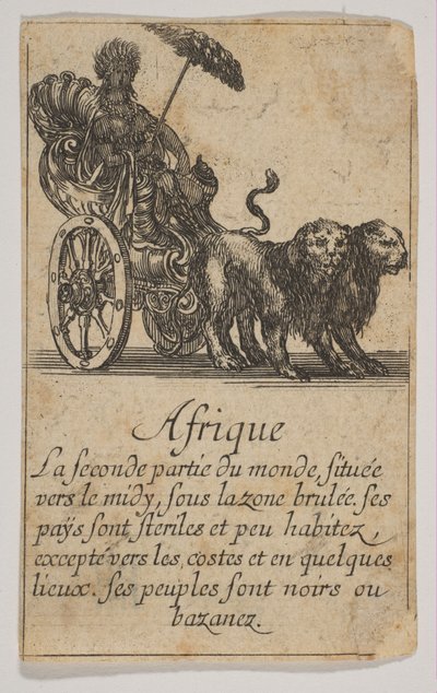 Afrika, 1644 von Stefano della Bella