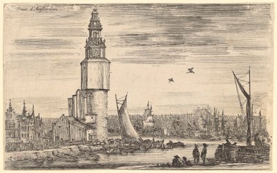 Blick auf Amsterdam von Stefano della Bella