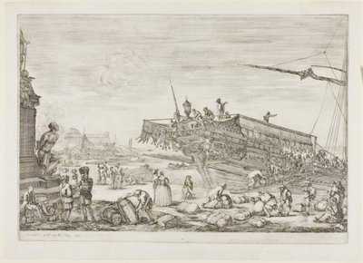 Änderung einer Galeere des Ordens von Saint Étienne von Stefano della Bella