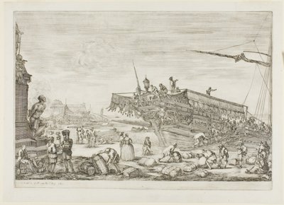 Änderung einer Galeere des Ordens von Saint Étienne von Stefano della Bella