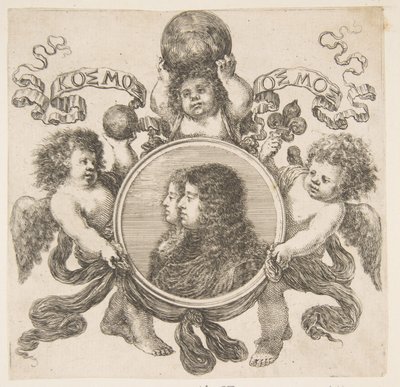 Cosimo de Medici, Prinz der Toskana, und seine Frau, Marguerite Louise d