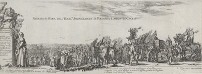 Einzug des polnischen Botschafters in Rom von Stefano della Bella