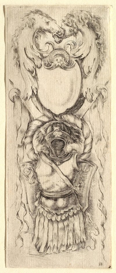 Pferde und Rüstungen von Stefano della Bella