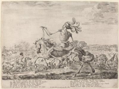 Der Tod auf einem Schlachtfeld, 1648 von Stefano della Bella