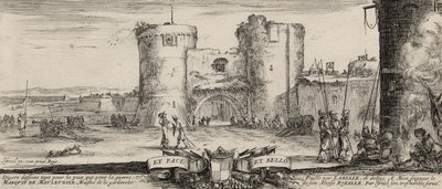 Der Eingang einer Festung von Stefano della Bella