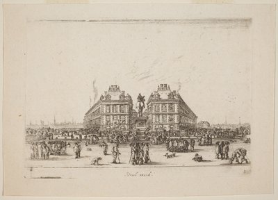 Place Dauphine von Stefano della Bella
