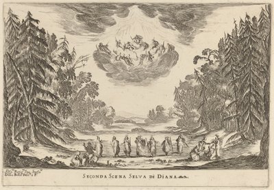 Zweite Szene Selva di Diana von Stefano della Bella