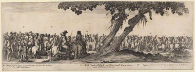 Spanische Herren, polnische und französische Reiter, 1633 von Stefano della Bella
