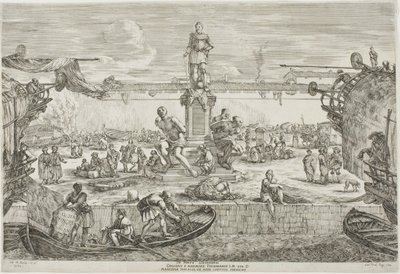 Statue von Ferdinand I., Großherzog der Toskana von Stefano della Bella