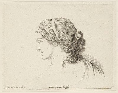 Studie (I principii del disegno, 11) von Stefano della Bella