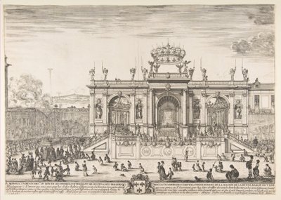 Die Prozession des Heiligen Sakraments, ca. 1648 von Stefano della Bella
