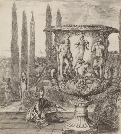 Die Vase der Medici, 1656 von Stefano della Bella