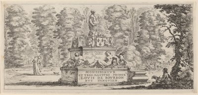 Titelblatt für Divers paysages, vor oder um 1647 von Stefano della Bella