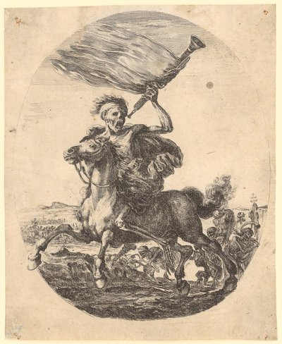 Tod auf dem Pferd von Stefano della Bella
