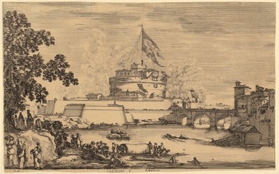 Verschiedene Segelschiffe, Blatt 2 der Folge "Maritime Landschaften" von Stefano della Bella