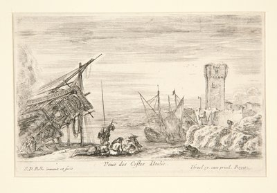 Blick auf die Küste Italiens von Stefano della Bella