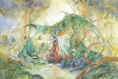 Fee und Wald-Drachen von Stephanie Law