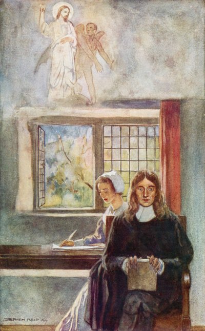 John Milton diktiert seiner Tochter 