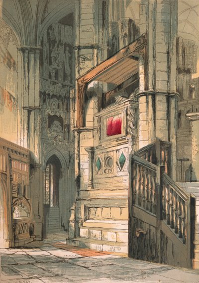 Westminster Abbey. Südliches Seitenschiff des Chors von Stephen Sly