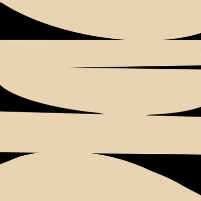Fließende abstrakte Kurven von Studio Palette