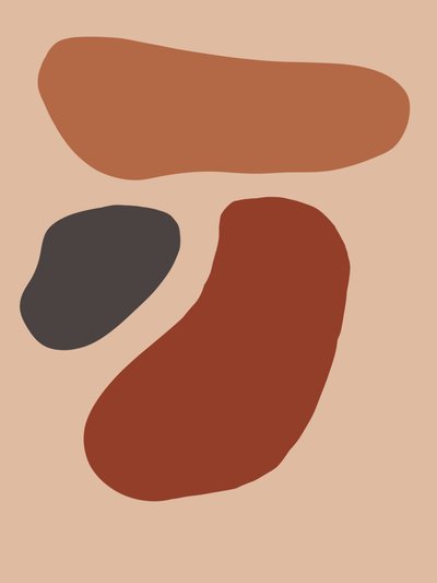 Organische erdige Formen von Studio Palette