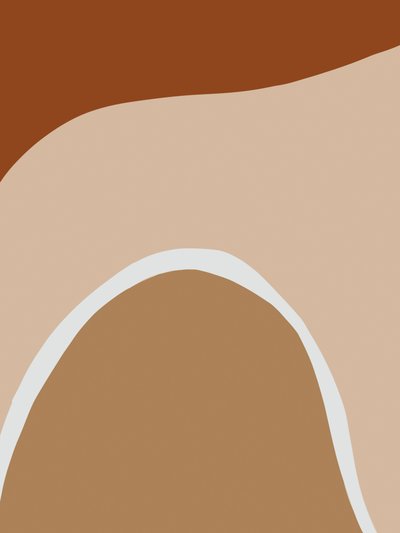 Warme Wüstenwellen von Studio Palette