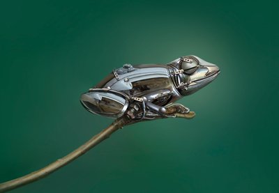 Metall Steampunk Frosch von Sulaiman Almawash