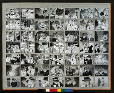 Illustration aus Cats Galore! A Compendium of Cultured Cats (veröff. 2015) von Susan Herbert