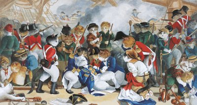 Illustration aus Cats Galore! A Compendium of Cultured Cats (veröff. 2015) von Susan Herbert