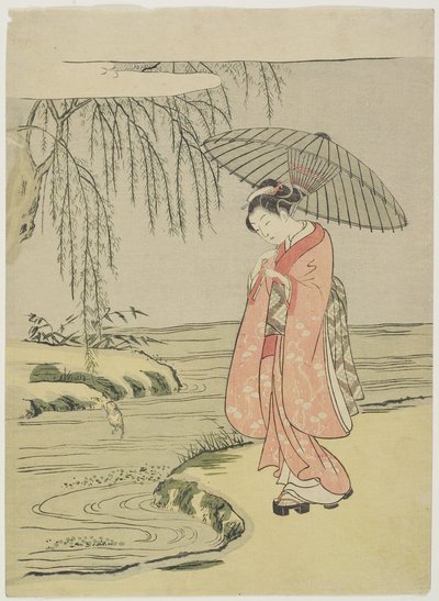 Mitate des Kalligraphen Ono no To_fu_ von Suzuki Harunobu