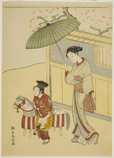 Das Steckenpferd von Suzuki Harunobu