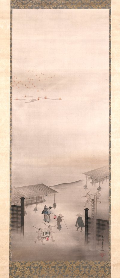 Yoshiwara und Shinagawa von Suzuki Kiitsu