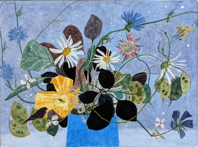 Wilde Blumen mit Wegwarte von Suzy Fasht