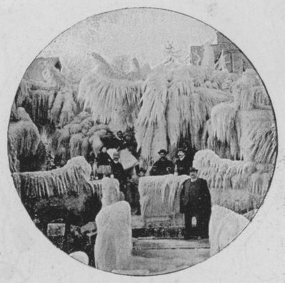 Bise-Effekt in Genf, Winter 1896 von Swiss Photographer