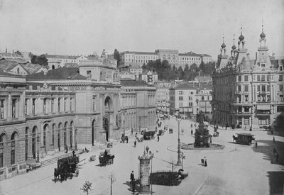 Zürich, Bahnhofplatz und Polytechnikum von Swiss Photographer