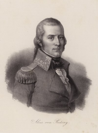 Alois von Reding, Schweizer Offizier, Revolutionär und Politiker von Swiss School
