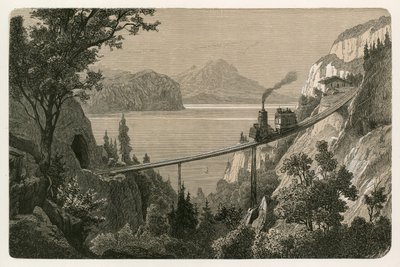 Die Rigi-Bahn, Blick auf den Pilatus von Swiss School