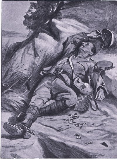 Nur ein Bauer, aus After Pretoria: Der Guerillakrieg veröffentlicht von Harmsworth Bros Limited, 1901 von Sydney Prior Hall