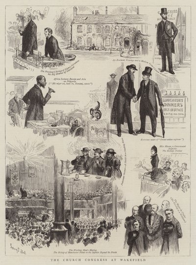 Der Kirchenkongress in Wakefield von Sydney Prior Hall