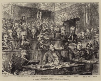 Der Tichborne-Fall, Pro und Contra von Sydney Prior Hall