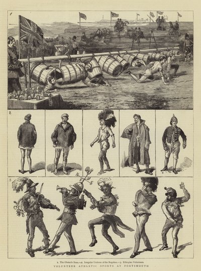 Freiwillige Athletikspiele in Portsmouth von Sydney Prior Hall