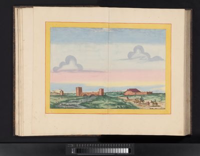 Gezicht op de stad Antequera von Symon Novelanus (possibly)
