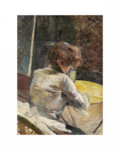 Warten (ca. 1887) von TOULOUSE LAUTREC