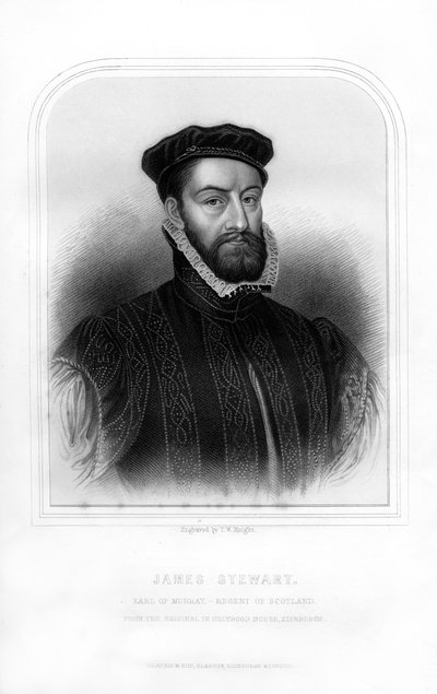 James Stewart, 1. Earl of Moray, Regent von Schottland von T. W. Knight