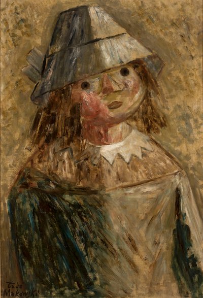 Mädchen mit Hut von Tadeusz Makowski