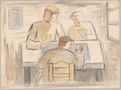 Kartenspieler von Tadeusz Makowski